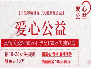 莱芜捐卵助孕生子 爱心志愿者招募